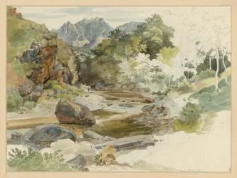 Wooded Rocky River Valley near Massa