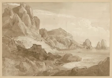 Southern Coast of Capri with the Faraglioni