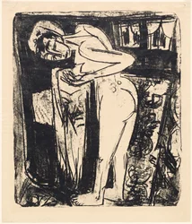 Standing Nude in a Room, 1921