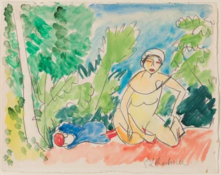 Bathers by the Lake