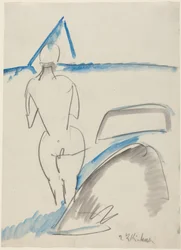 Bather on the Beach