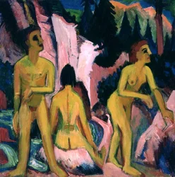 Bathing figures