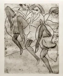 E.L.Kirchner, Hamburg Dancers