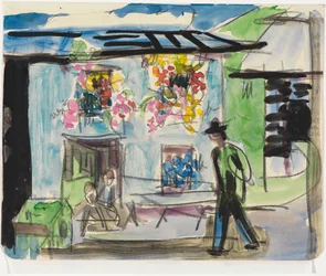 A Little House with Flower Windows