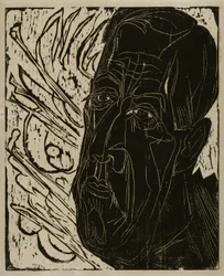 Head of Henry van de Velde (dark)