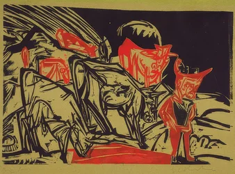 Herd of Cows with Shepherd