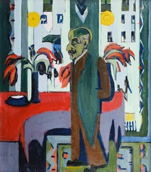 Max Liebermann in his Studio