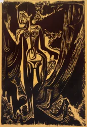 Nude Woman in the Woods