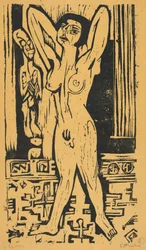 Naked Girl on a Carpet