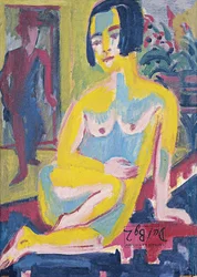 Seated Female Nude (Study)