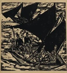 Sailboats near Fehmarn