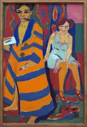 Self-Portrait with a Model