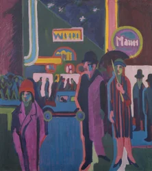 Street Scene at Night