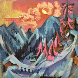 Winter Landscape in Moonlight, 1919