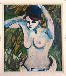Woman with Raised Arms