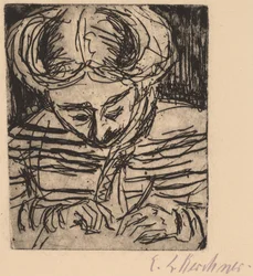 Young Girl Drawing