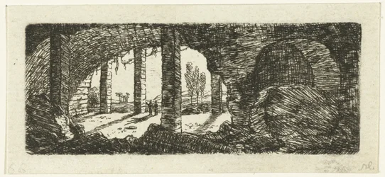 Ruins of Fort Saint Peter near Maastricht