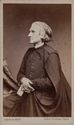 Portrait of the Composer Franz Liszt