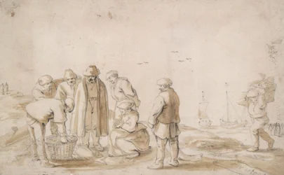 Fish Mongers on the Beach