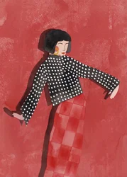 Dancing Woman Red Style