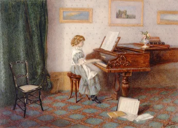 At the Piano, 1876