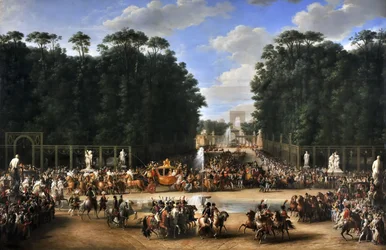 The Marriage Procession of Napoleon I and Marie-Louise Crossing the Jardin des Tuileries