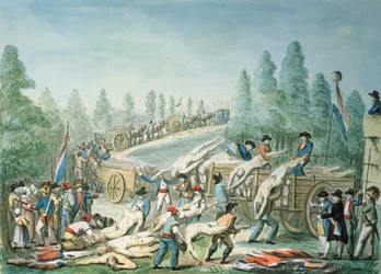 Transporting Corpses during the Revolution, c.1790