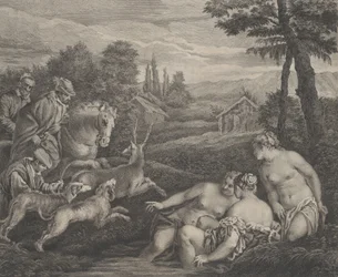 Diane and Actaeon Changed into a Stag