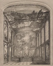 Interior view of the Enfants Trouvés, 1759