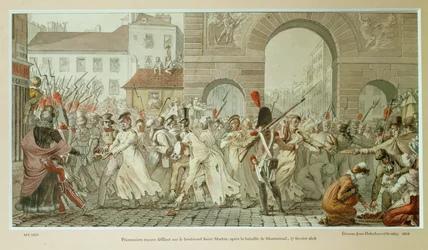 After the Battle of Montmirail (engraving)