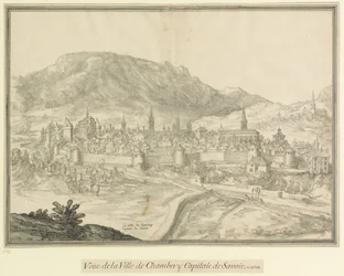 View of the City of Chambéry, Capital of Savoy, 1618