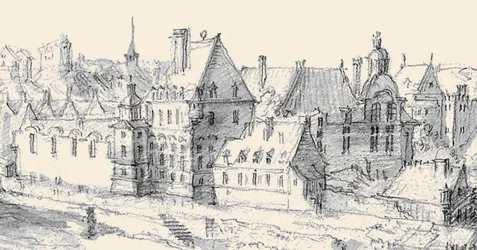 Martellange, View of Paris 1620 – Ashmolean Museum (detail)