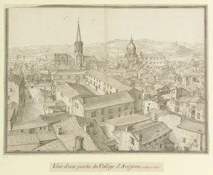 View of a Part of the College of Avignon, 1617