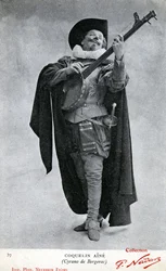 Constant Poppy aka Coquelin aîné photographed in the costume of Cyrano de Bergerac