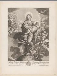 Mary with Child on Globe