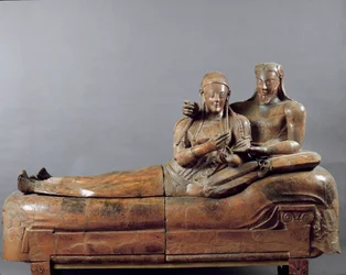 The Brides (Terracotta Sarcophagus from Cerveteri, 6th Century BC)