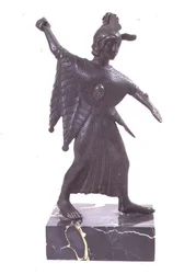 Figure of Minerva fighting, Etruscan