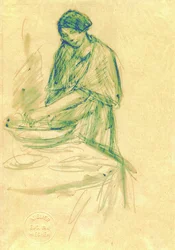 Young Woman at Home