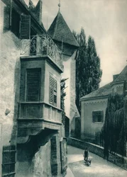A quiet corner of Merano, South Tyrol, Italy