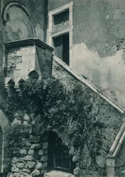 A Quiet Corner of Taormina, Sicily, Italy, 1927