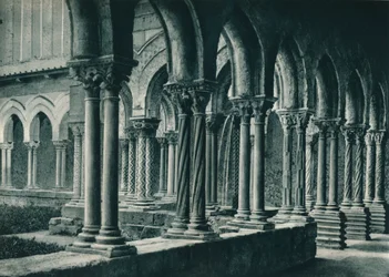 Cloisters of the Benedictine Monastery, Monreale, Sicily, Italy