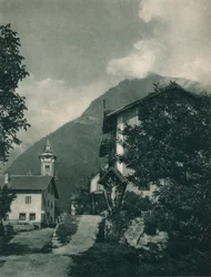 Road to Tyrol Castle, Merano, South Tyrol, Italy