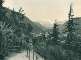 View of the Town of Bolzano, South Tyrol, Italy