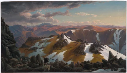North-east View from the Northern Top of Mount Kosciusko