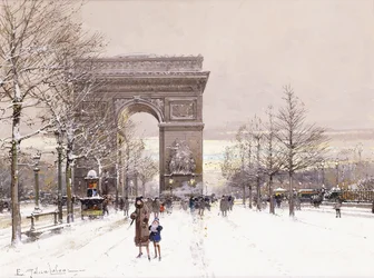 The Arc de Triomphe
