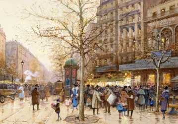 A Paris Street Scene
