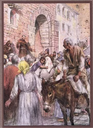 St Francis preaching at Bologna