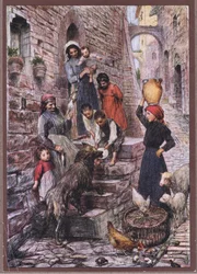 The wolf of Gubbio after his conversion, 1919
