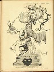 Illustration of Eugene Cadel in Le Rire