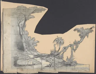 Design for a Stage Set at the Opera, Paris, 1830-90